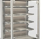 Cossiga MultiDeck Hinged Door Freestanding Heated 900mm DTGHT9. - Hospitality Connect