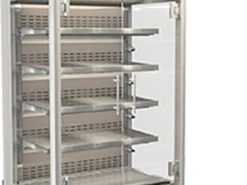Cossiga MultiDeck Hinged Door Freestanding Heated 900mm DTGHT9. - Hospitality Connect