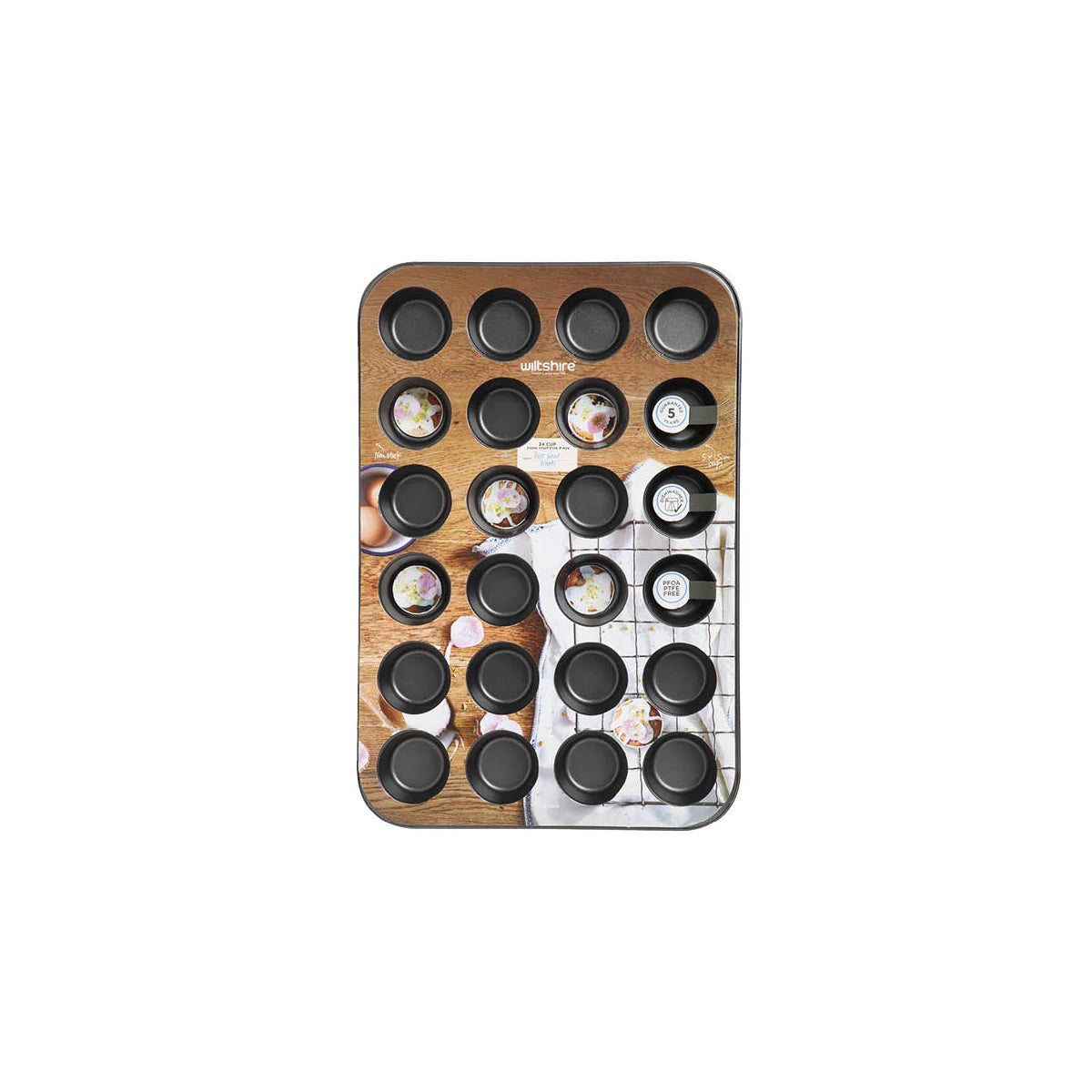 WILTSHIRE MUFFIN PAN-24 CUP EASYBAKE NON-STICK - Hospitality Connect