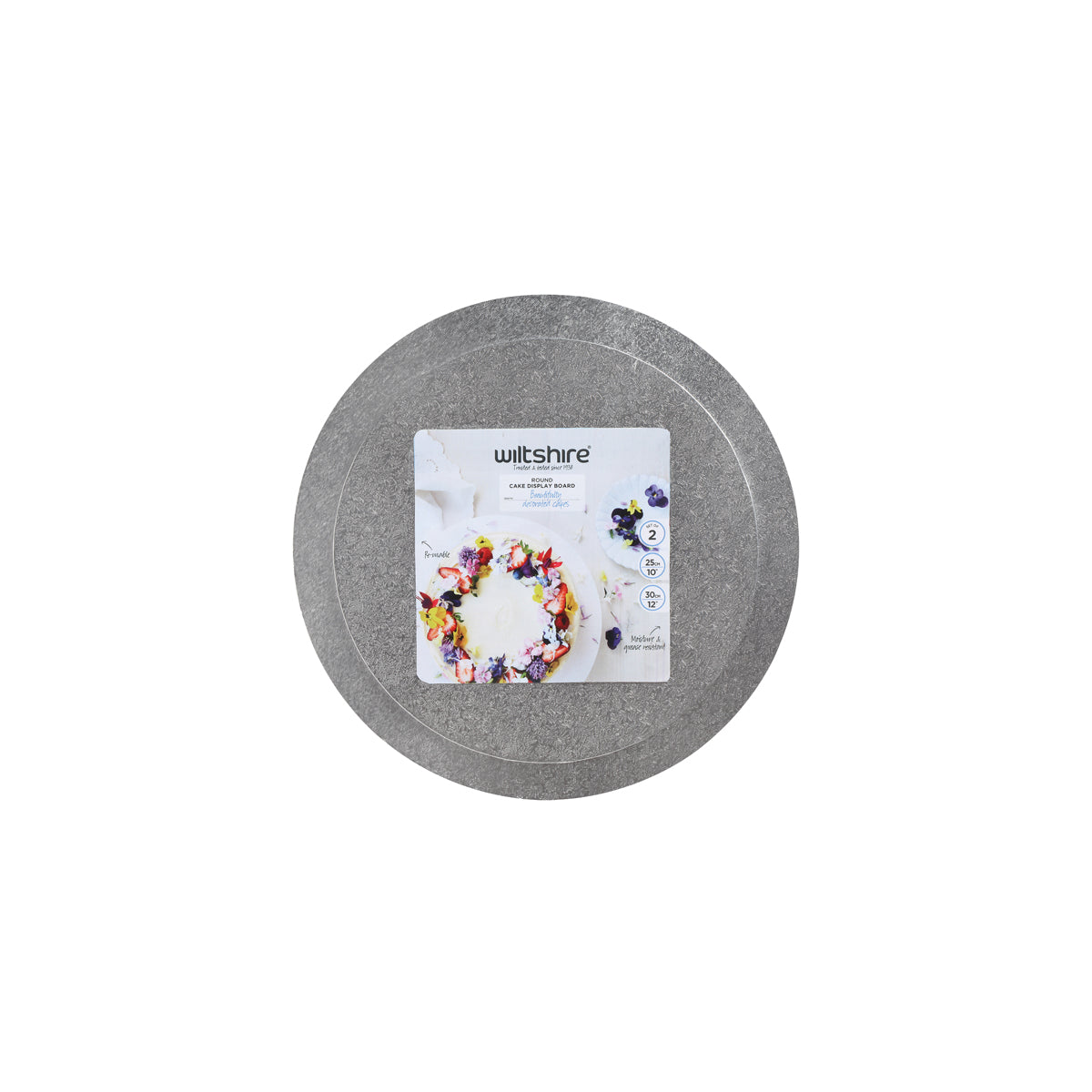 WILTSHIRE CAKE BOARDS ROUND SET OF 2 - Hospitality Connect