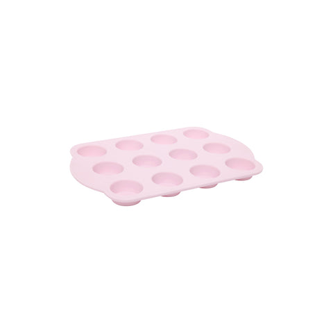 WILTSHIRE MUFFIN PAN-12 CUP SILICONE PINK - Hospitality Connect
