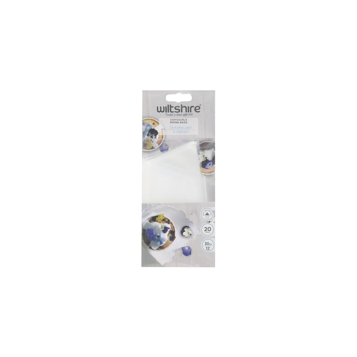 WILTSHIRE PIPING BAG-DISPOSABLE 300mm 20PK - Hospitality Connect