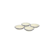 WILTSHIRE PIE DISH-ENAMEL BLUE RIM 120mm SET OF 4 - Hospitality Connect