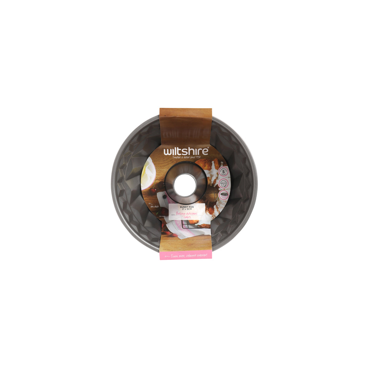 WILTSHIRE BUNDT PAN-TWO TONED 210x90mm NON-STICK - Hospitality Connect