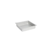 WILTSHIRE CAKE PAN-SQUARE SILVER ANODISED 200x200x50mm - Hospitality Connect