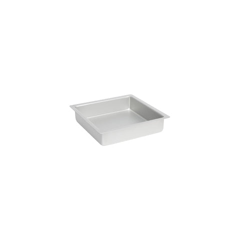 WILTSHIRE CAKE PAN-SQUARE SILVER ANODISED 200x200x50mm - Hospitality Connect