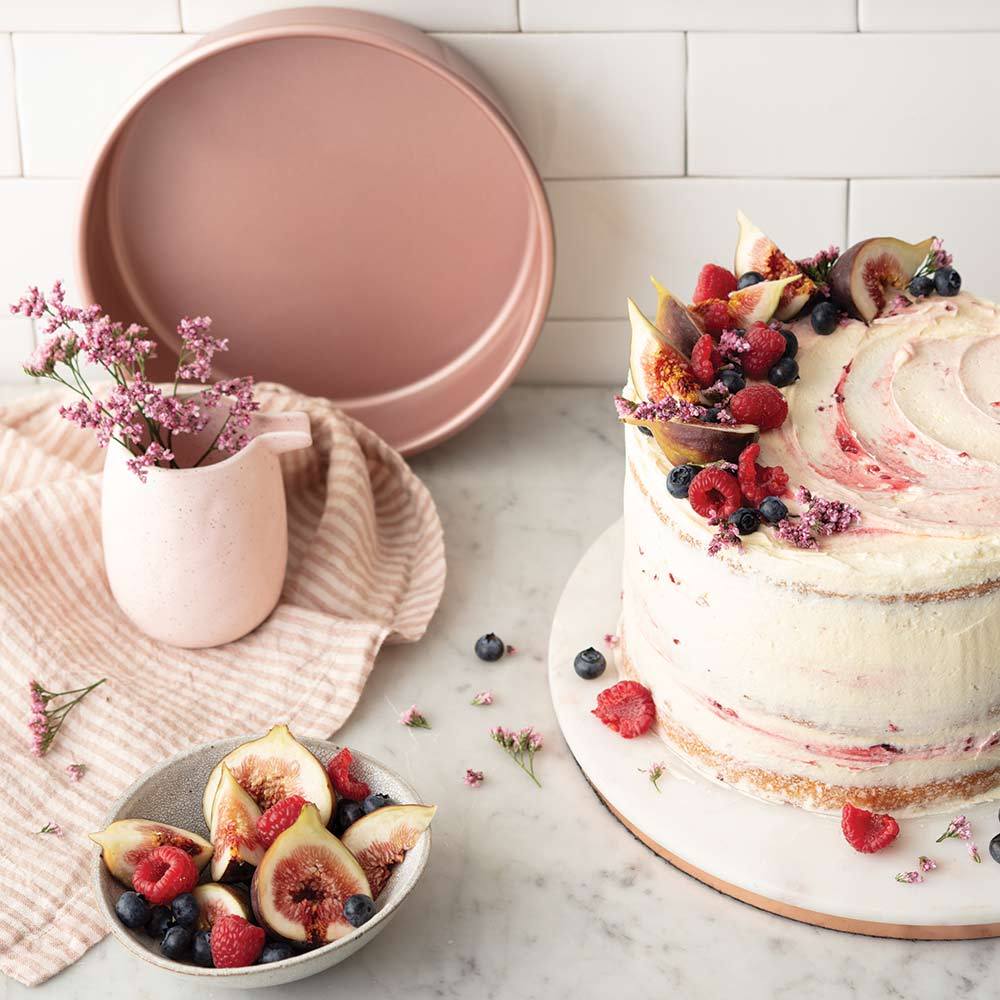 WILTSHIRE CAKE PAN-ROUND ROSE GOLD 200x50mm NON-STICK - Hospitality Connect