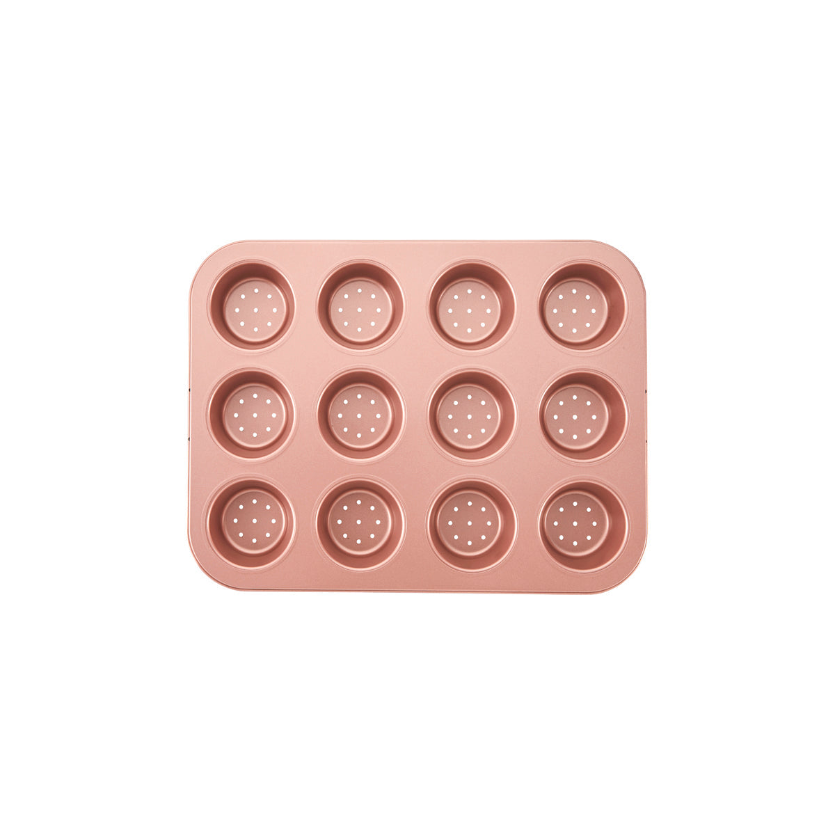 WILTSHIRE QUICHE PAN-RECT PERF 12 CUP ROSE GOLD NON-STICK - Hospitality Connect