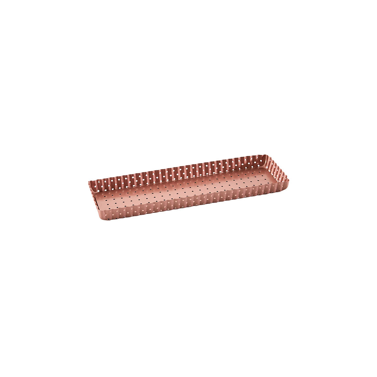 WILTSHIRE QUICHE PAN-PERF FLUTED ROSE GOLD 345x105x25mm N/S - Hospitality Connect