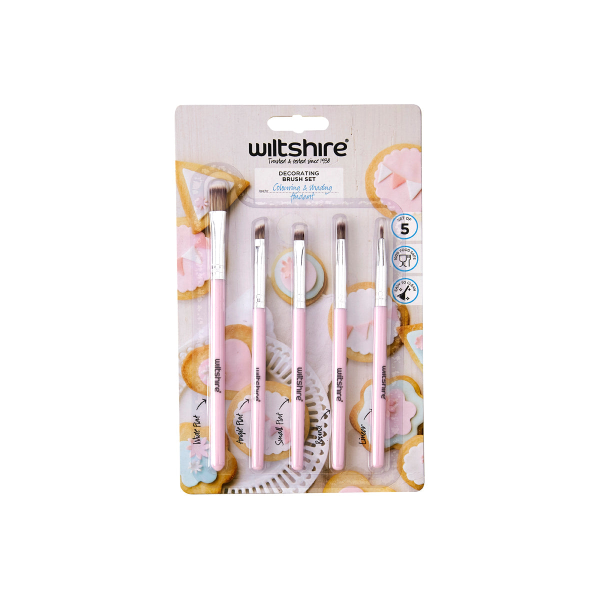 WILTSHIRE DECORATING BRUSH 5PC SET - Hospitality Connect