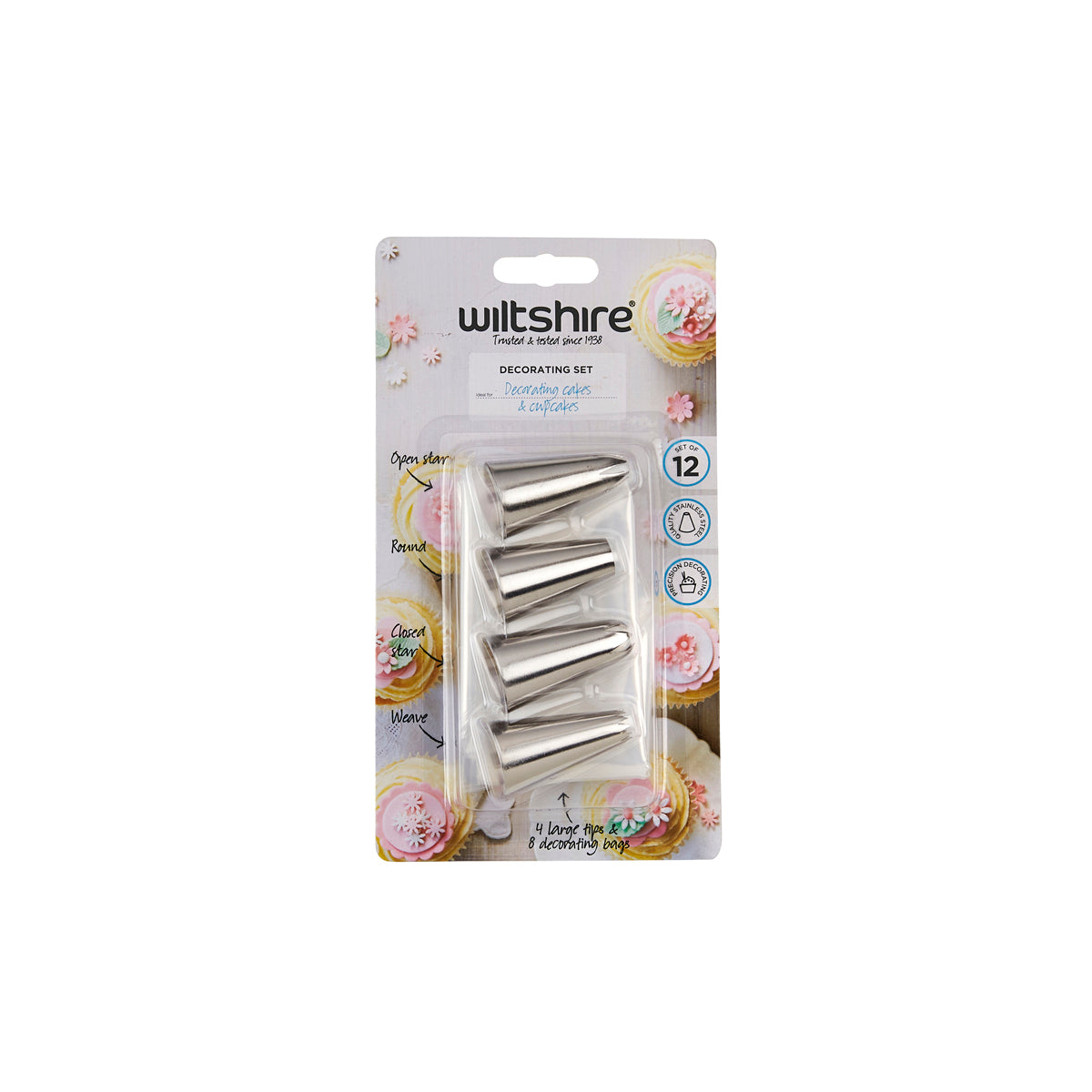 WILTSHIRE DECORATING KIT 12PC SET - Hospitality Connect
