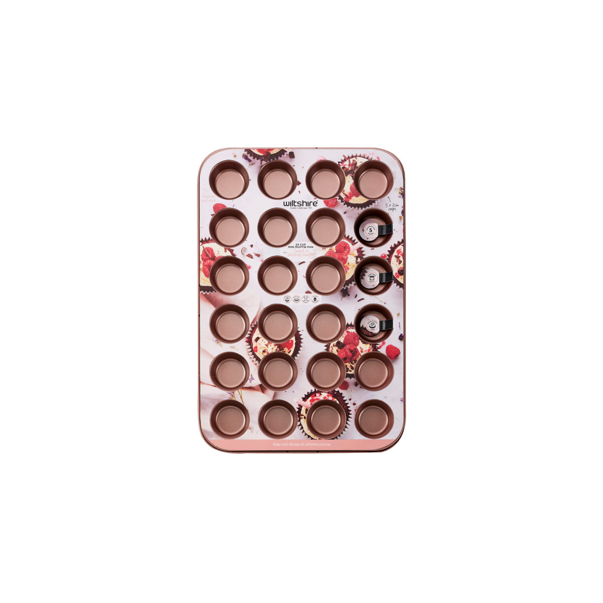 WILTSHIRE MUFFIN PAN-24 CUP ROSE GOLD NON-STICK - Hospitality Connect