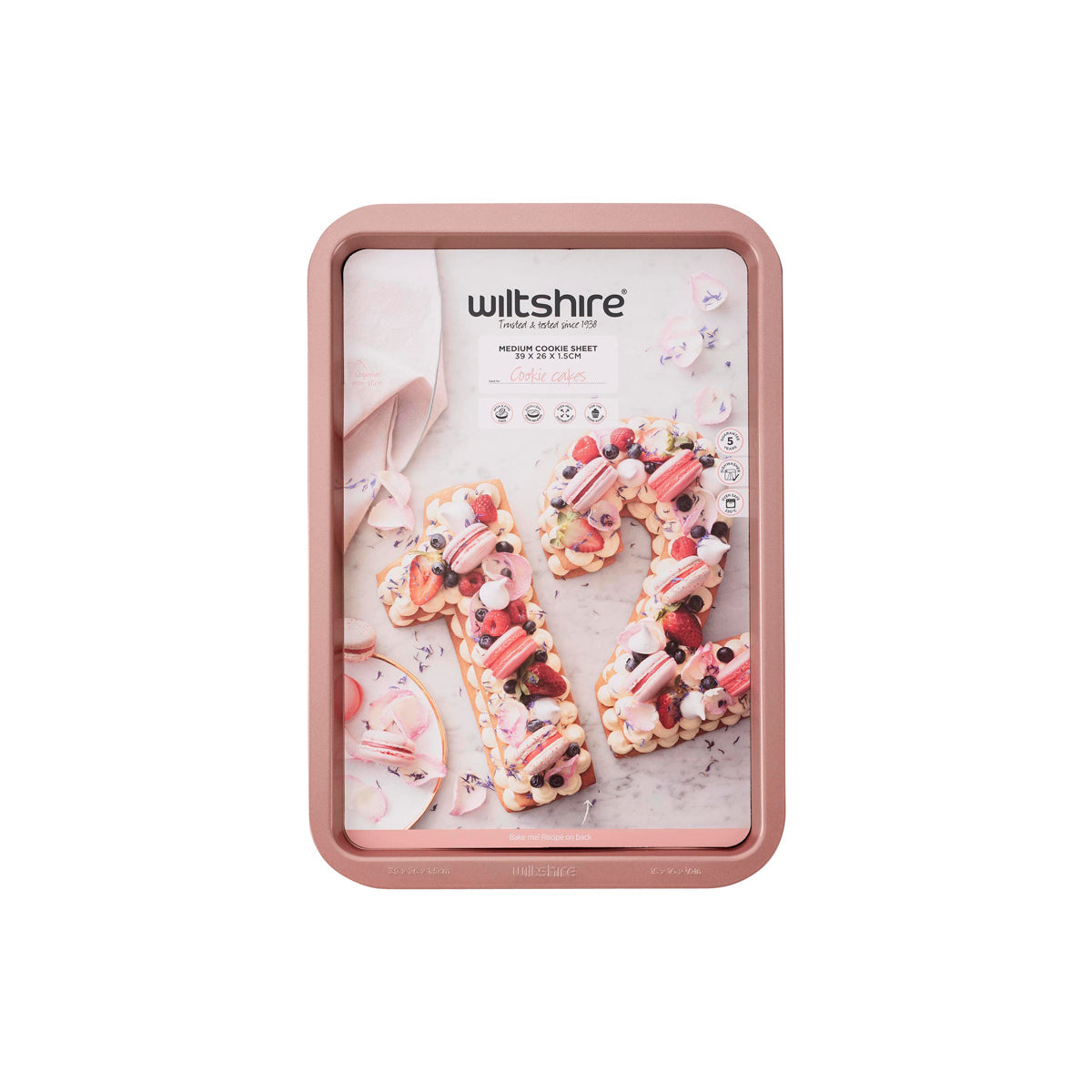WILTSHIRE BAKING SHEET-ROSE GOLD 390x260x15mm NON-STICK - Hospitality Connect