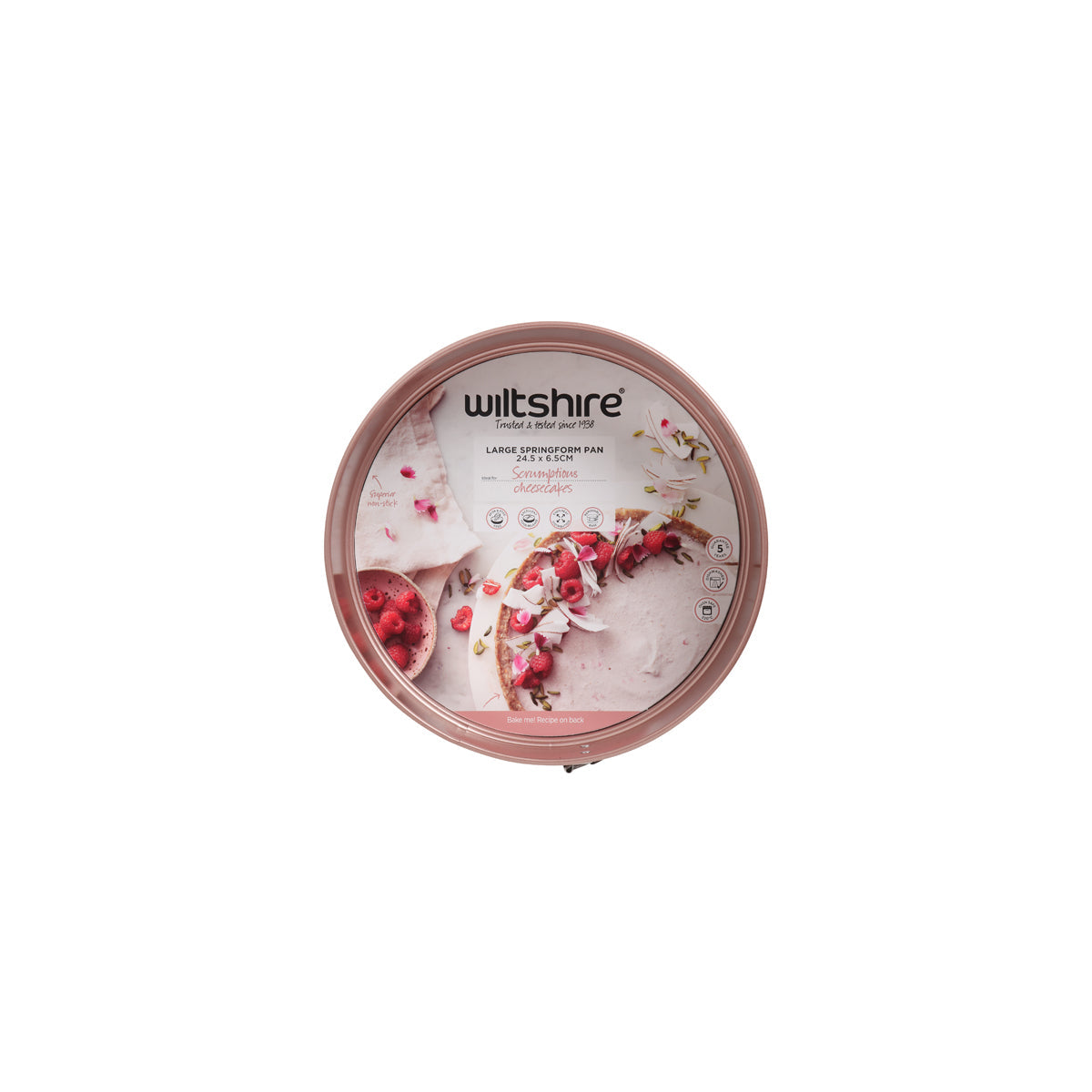 WILTSHIRE SPRINGFORM-ROUND ROSE GOLD 245x65mm NON-STICK - Hospitality Connect