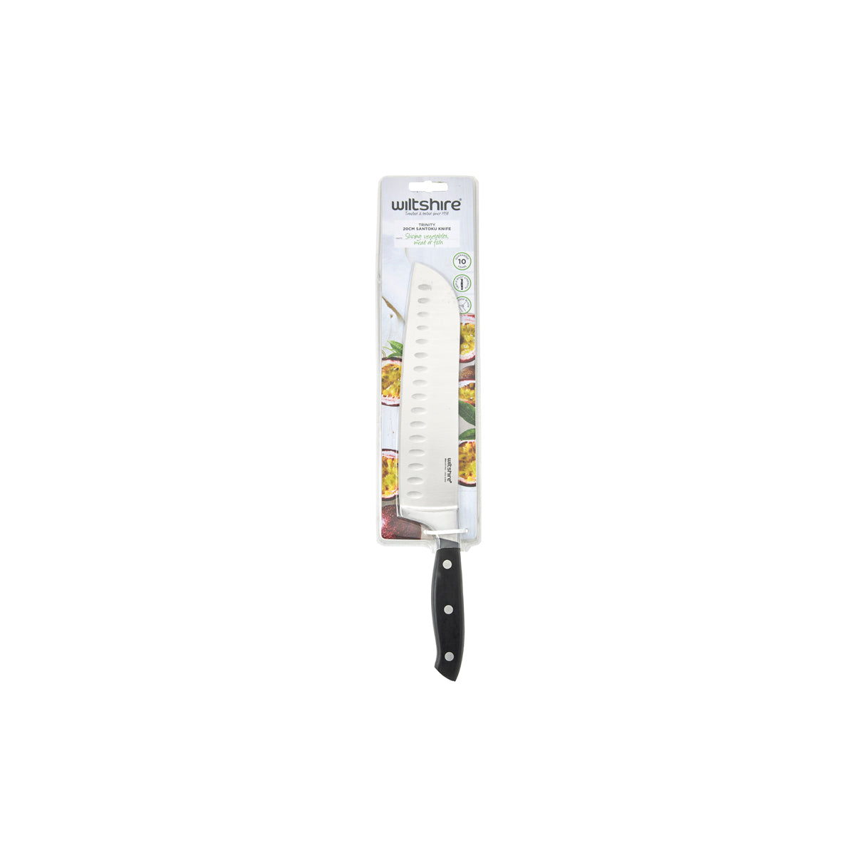WILTSHIRE TRINITY SANTOKU KNIFE 200mm - Hospitality Connect