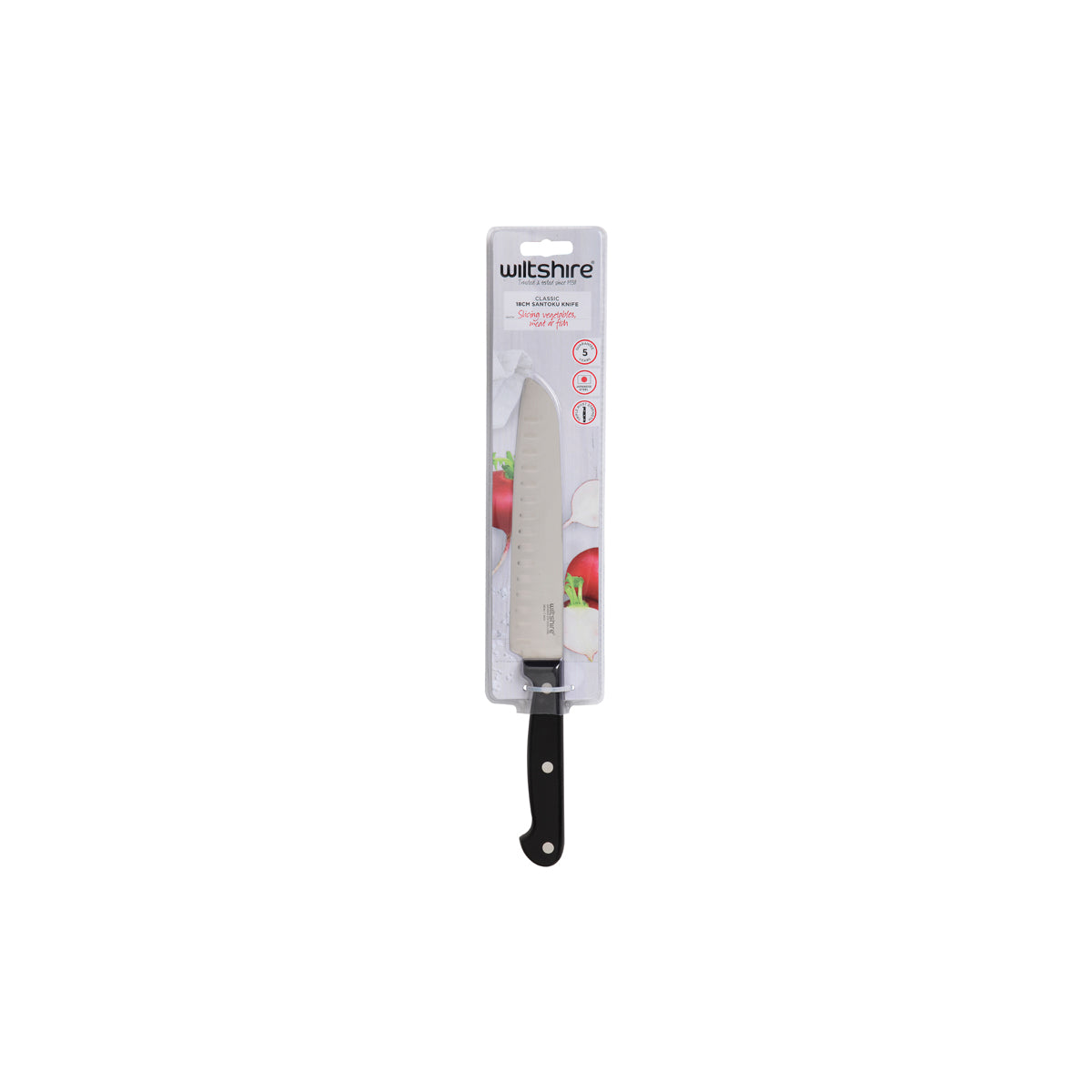 WILTSHIRE CLASSIC SANTOKU KNIFE 180mm - Hospitality Connect
