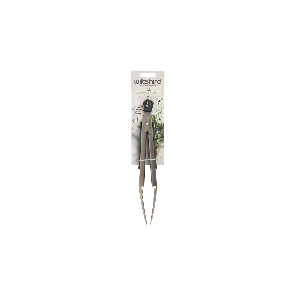WILTSHIRE SOFT GRIP TONGS-S/S 228mm - Hospitality Connect