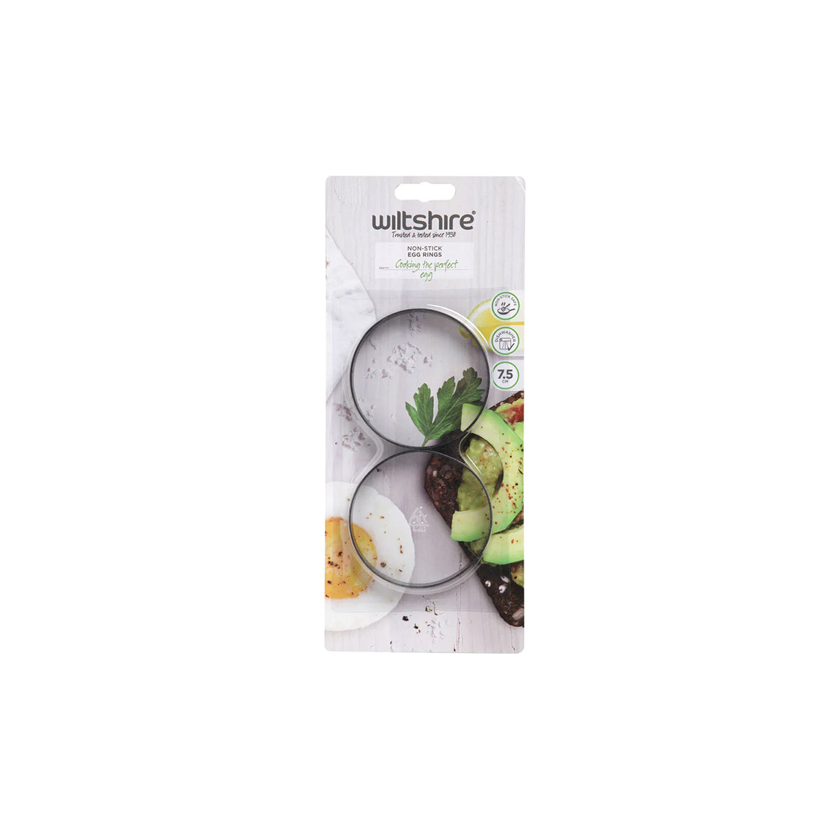WILTSHIRE EGG RINGS 2PK NON-STICK - Hospitality Connect