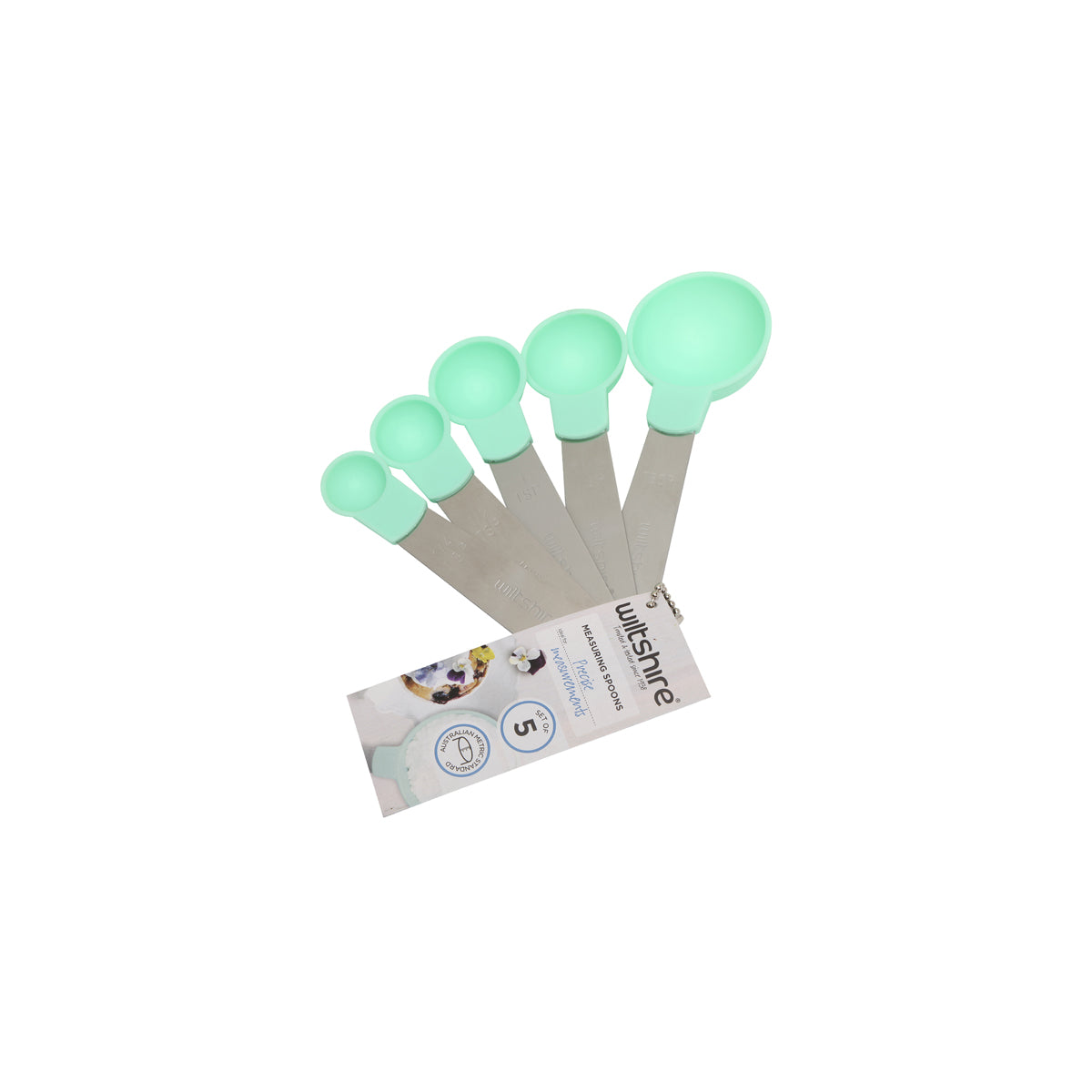 WILTSHIRE MEASURING CUPS-NYLON GREEN 5PC SET (1/4 TSP-1 TBSP - Hospitality Connect