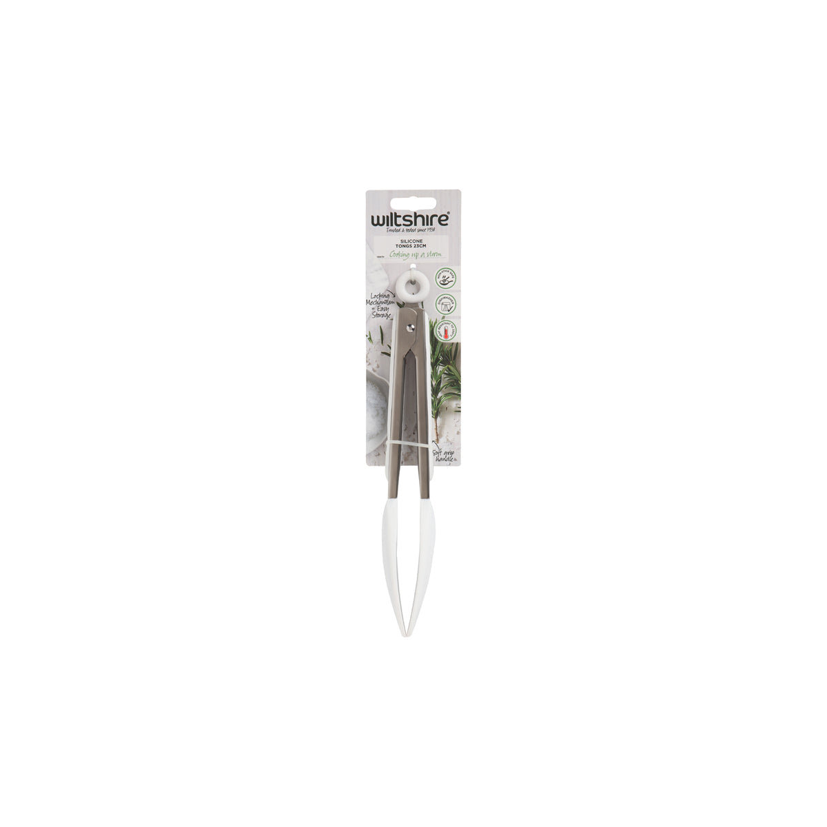 WILTSHIRE SILICONE TONGS 230mm NON-STICK - Hospitality Connect