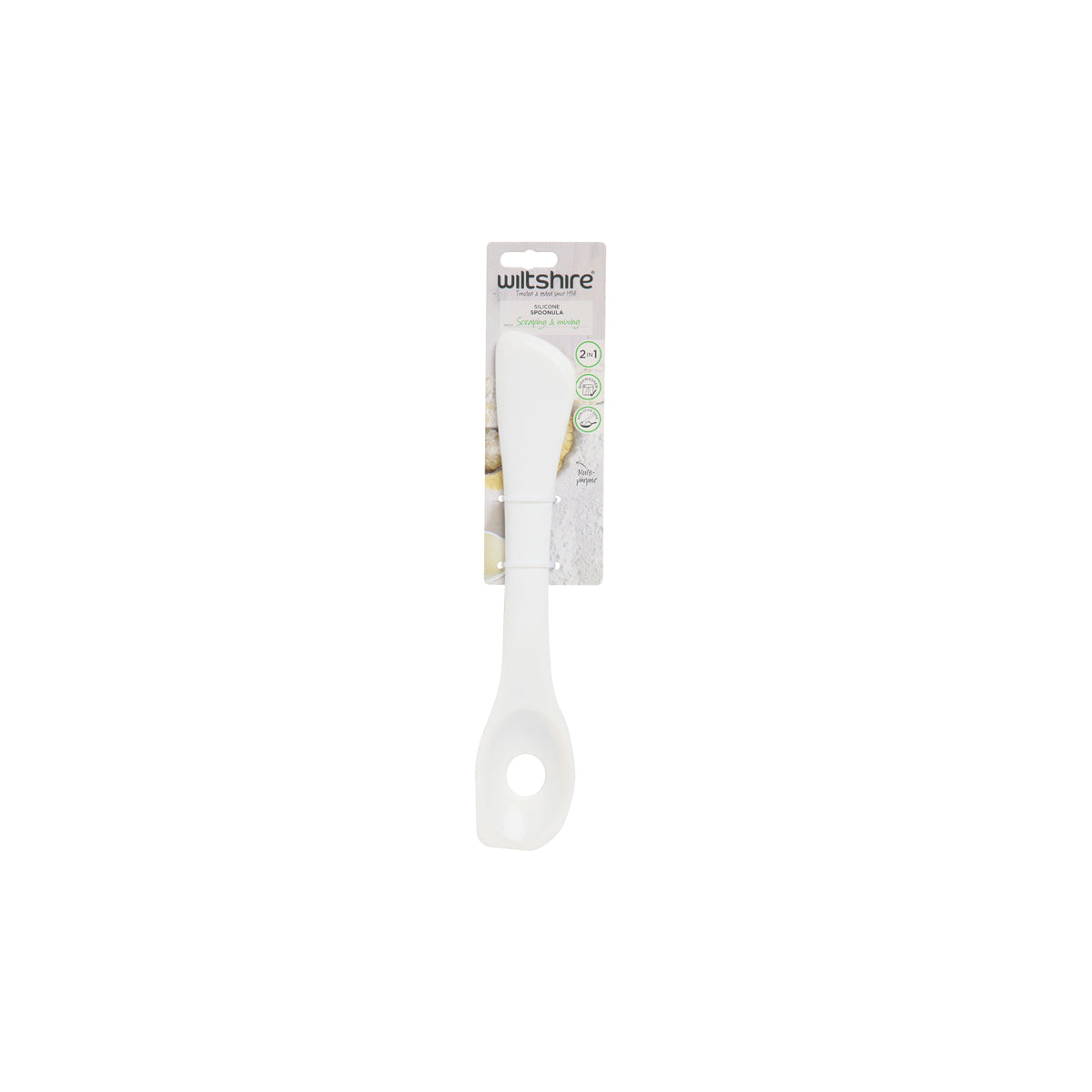 WILTSHIRE SILICONE 2 IN 1 SPOON & SPATULA NON-STICK - Hospitality Connect