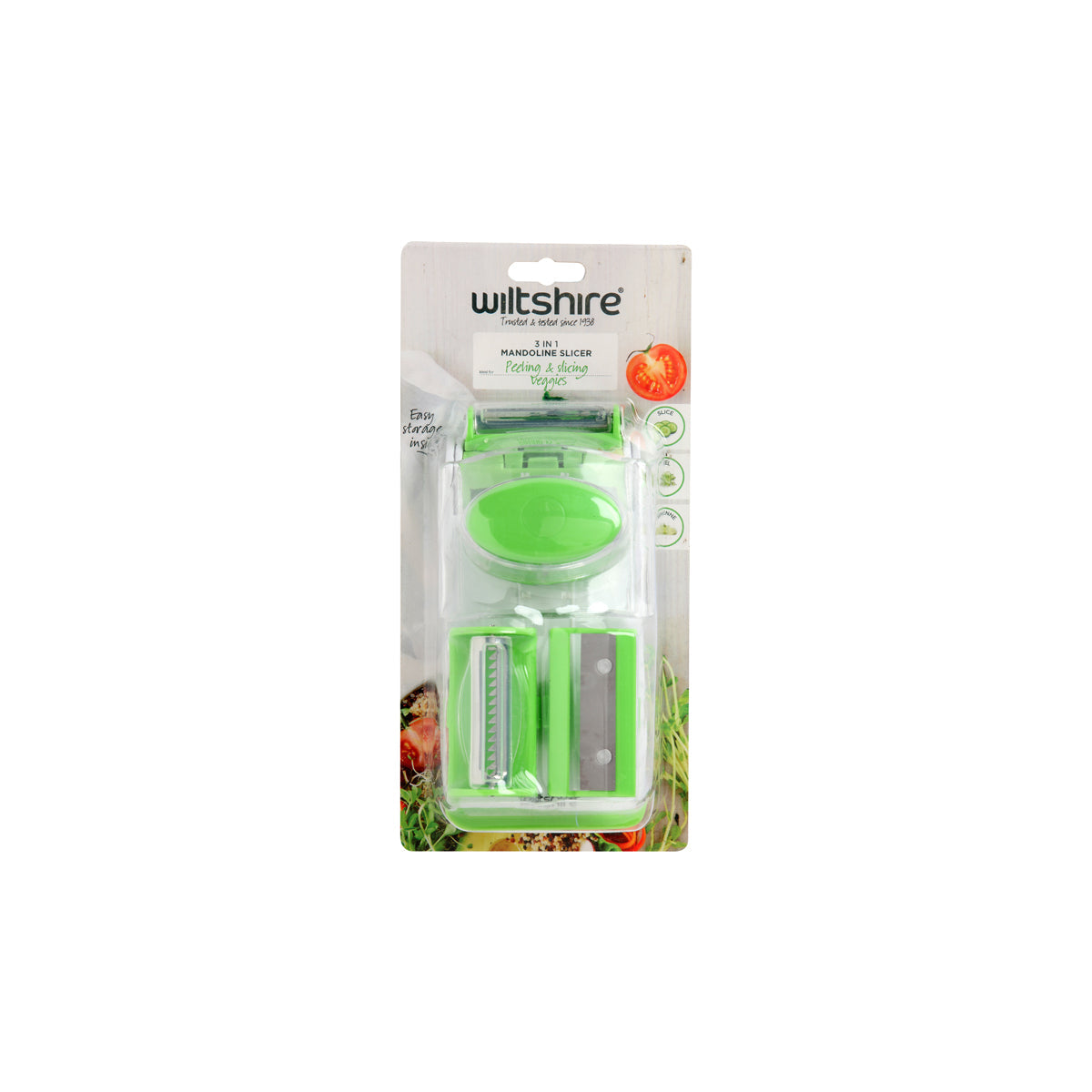 WILTSHIRE MINI 3 IN 1 MANDOLINE SLICER & PEELER - Hospitality Connect