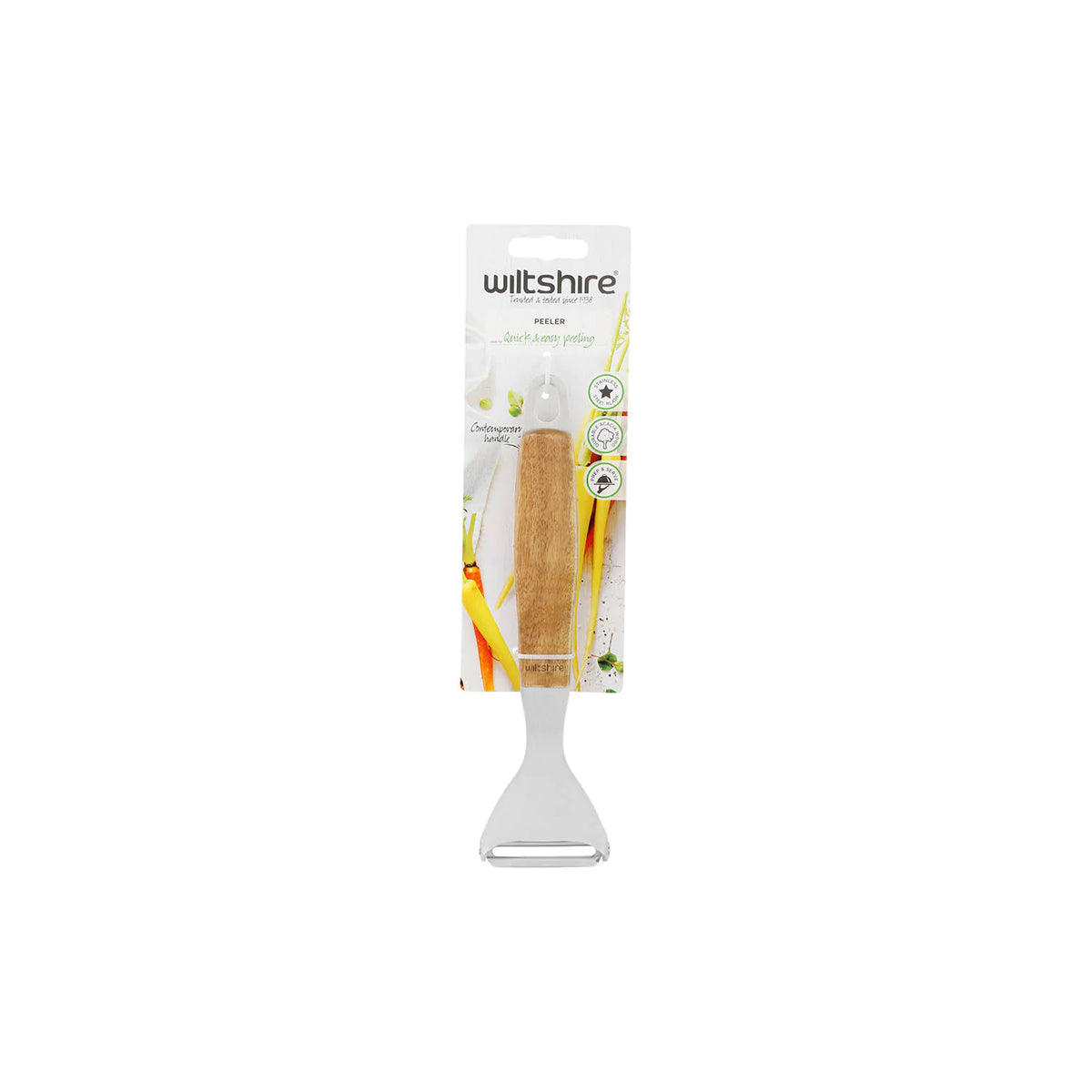 WILTSHIRE Y PEELER-S/S w/WOOD HANDLE - Hospitality Connect