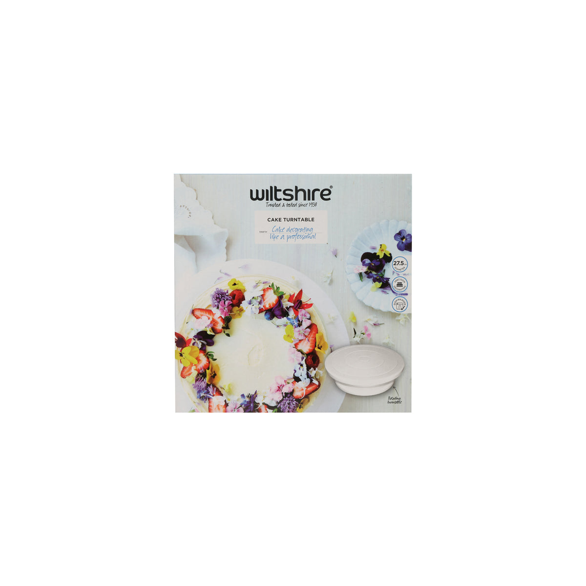 WILTSHIRE CAKE TURNTABLE 275mm - Hospitality Connect