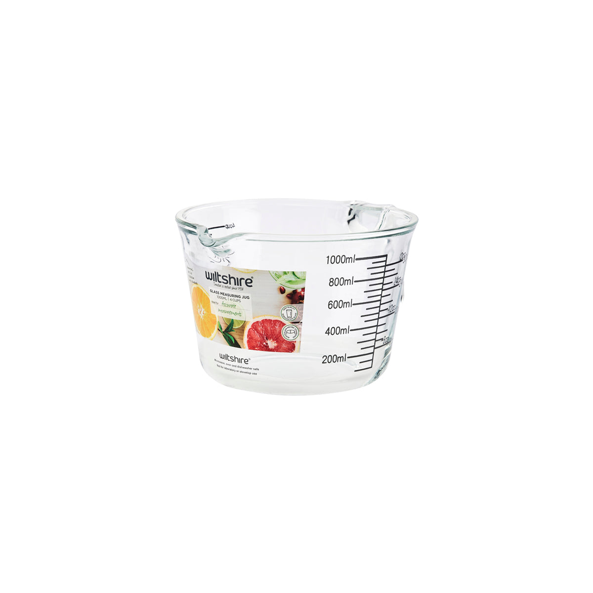 WILTSHIRE GLASS MEASURING JUG 1000ml - Hospitality Connect