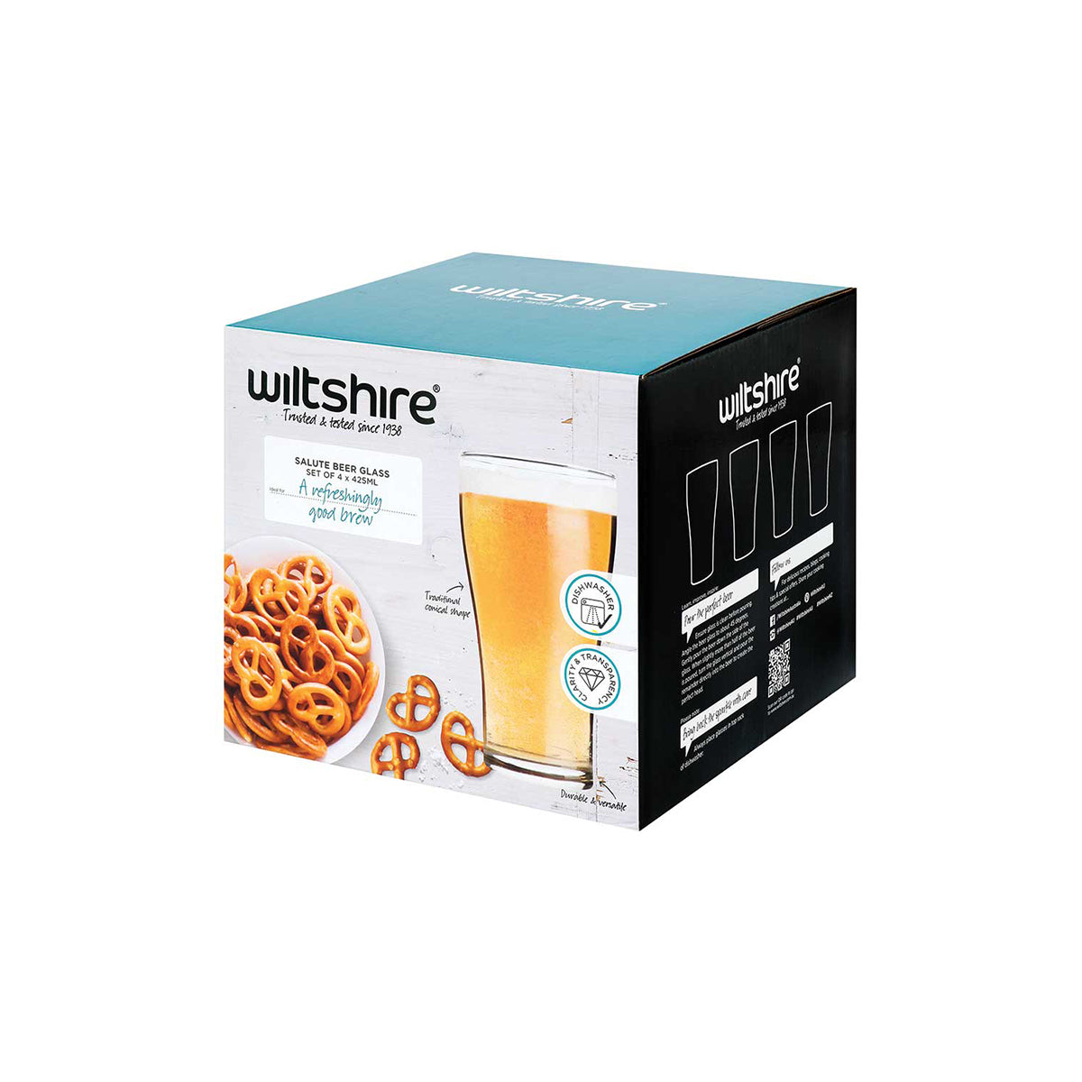 WILTSHIRE SALUTE BEER 425ml SET OF 4 - Hospitality Connect