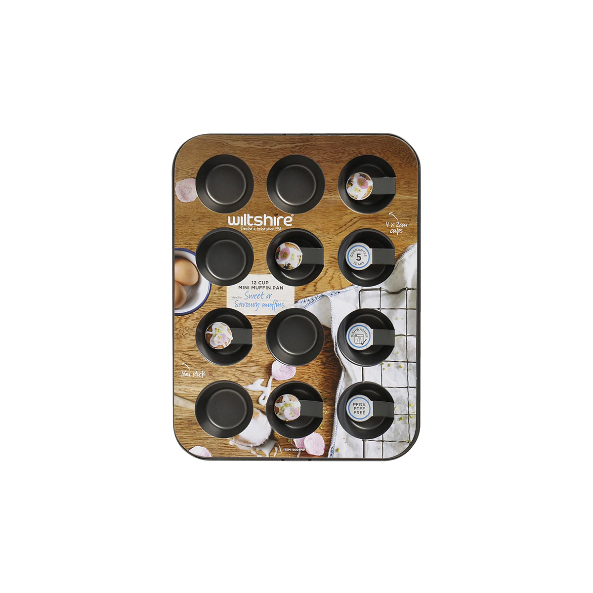 WILTSHIRE MUFFIN PAN-12 CUP EASYBAKE NON-STICK - Hospitality Connect