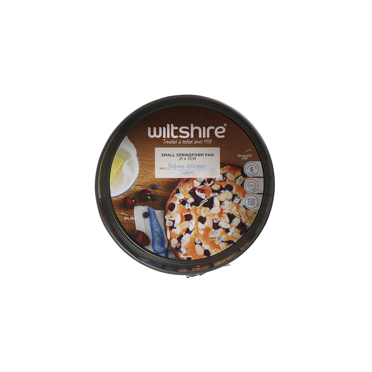 WILTSHIRE SPRINGFORM PAN-EASYBAKE 210x70mm NON-STICK - Hospitality Connect