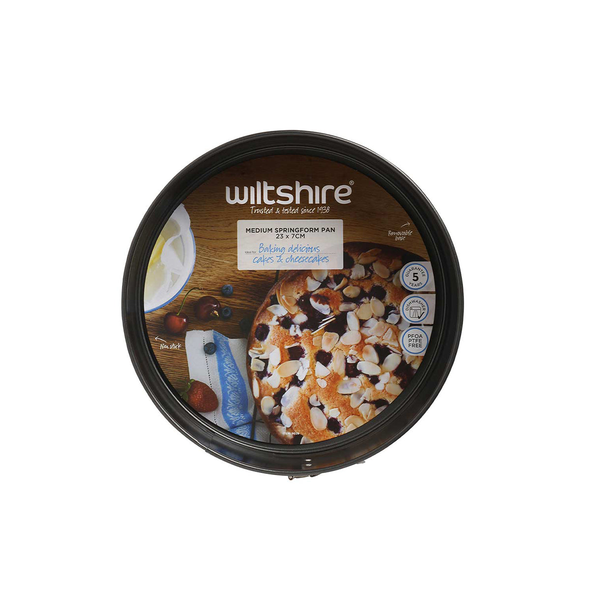 WILTSHIRE SPRINGFORM PAN-EASYBAKE 230x70mm NON-STICK - Hospitality Connect