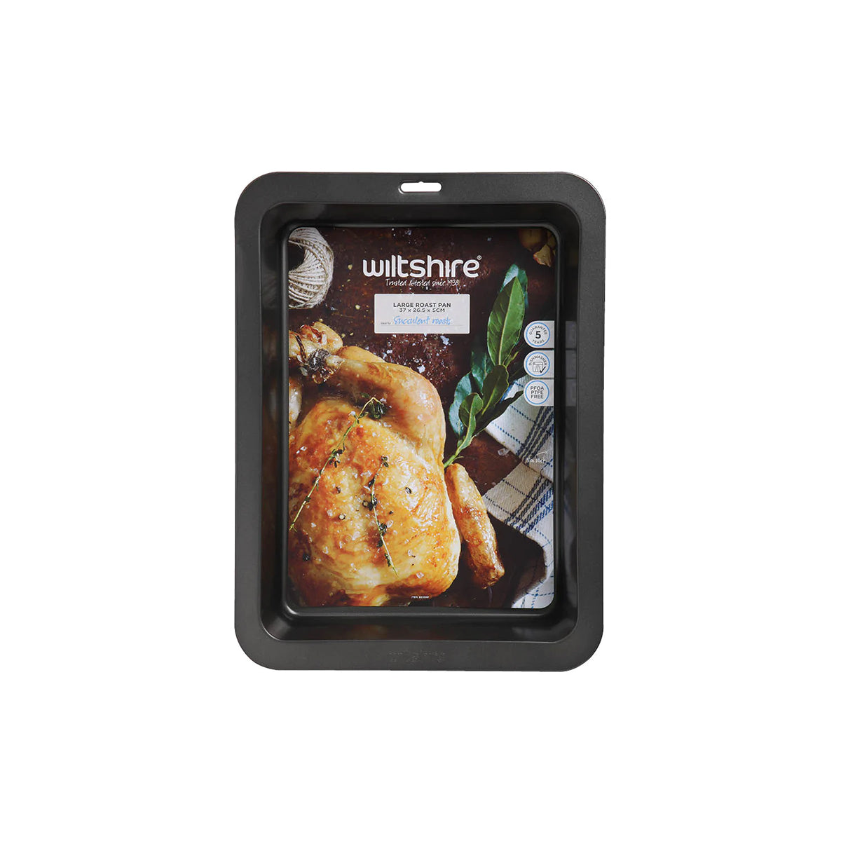 WILTSHIRE ROAST PAN-RECT EASYBAKE 365x265x45mm NON-STICK - Hospitality Connect