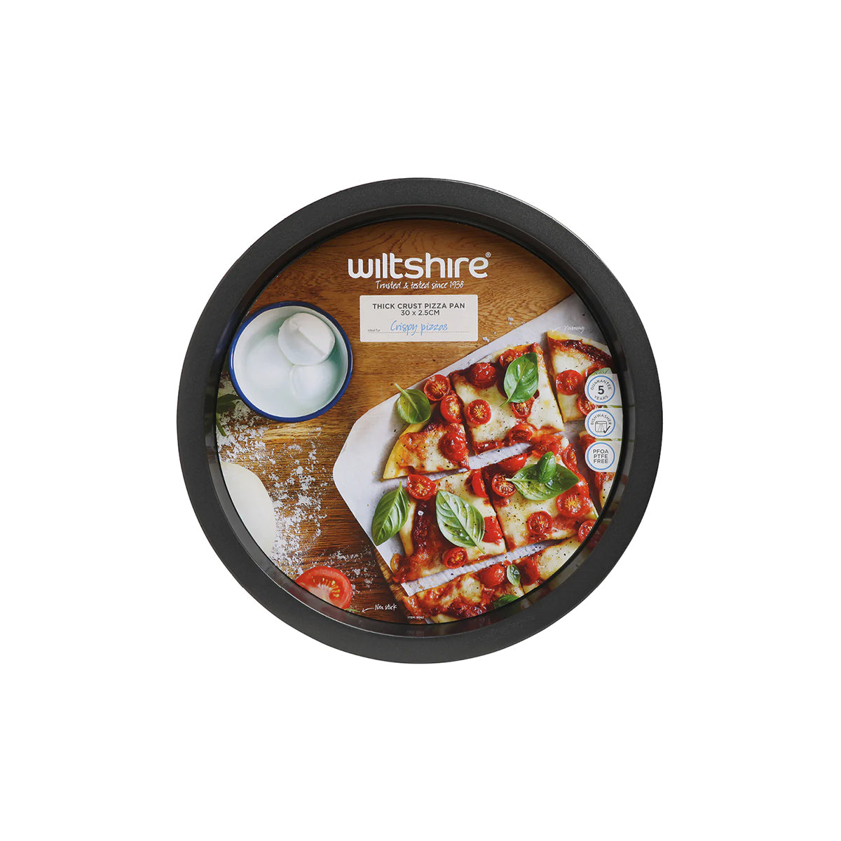 WILTSHIRE PIZZA PAN-EASYBAKE 310x25mm NON-STICK - Hospitality Connect
