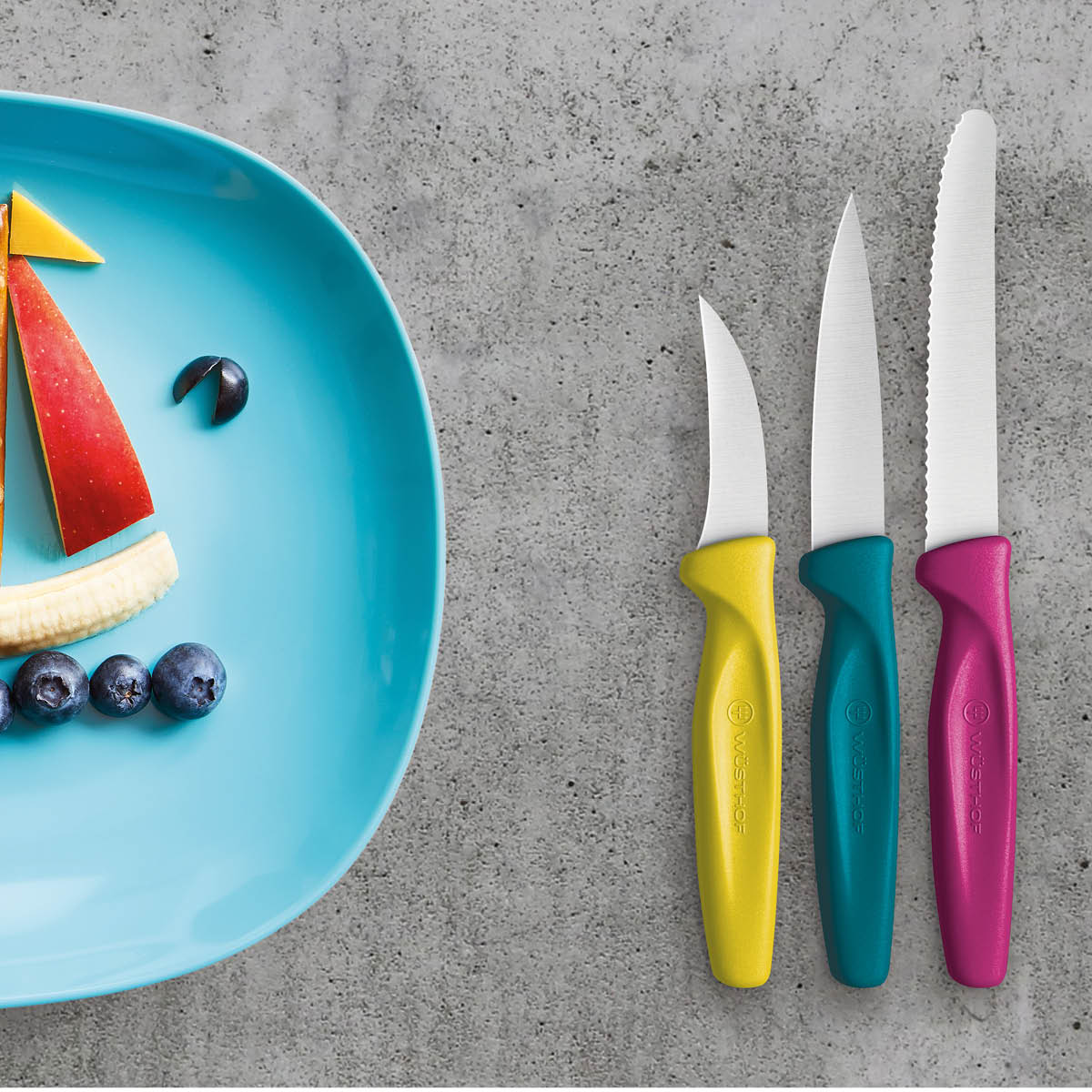 WUSTHOF CREATE PARING 3PK MULTI COLOURED H/SELL (1145370302W - Hospitality Connect