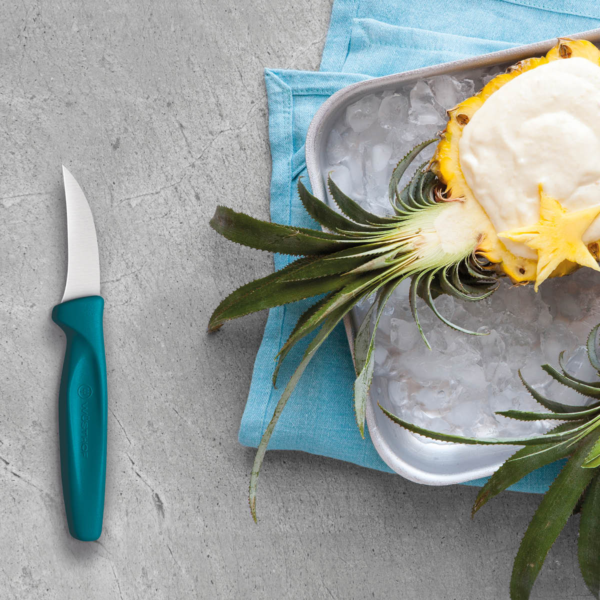 WUSTHOF CREATE PEELING KNIFE 60mm BLUE HANGSELL (1145306106W - Hospitality Connect