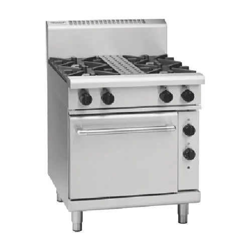 Waldorf 800 Series RN8510GE - 750mm Gas Range Electric Static Oven - Hospitality Connect