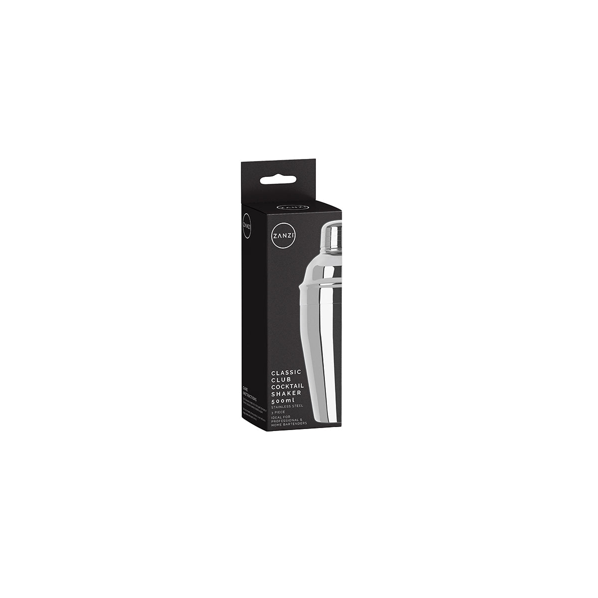 ZANZI CLASSIC CLUB COCKTAIL SHAKER 3pc S/S 500ml - Hospitality Connect