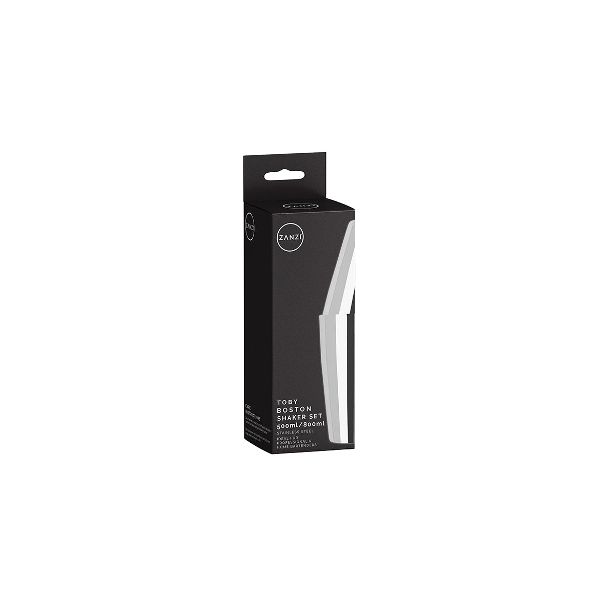 ZANZI SHAKING TOBY BOSTON SHAKER SET S/S 500/800ml - Hospitality Connect