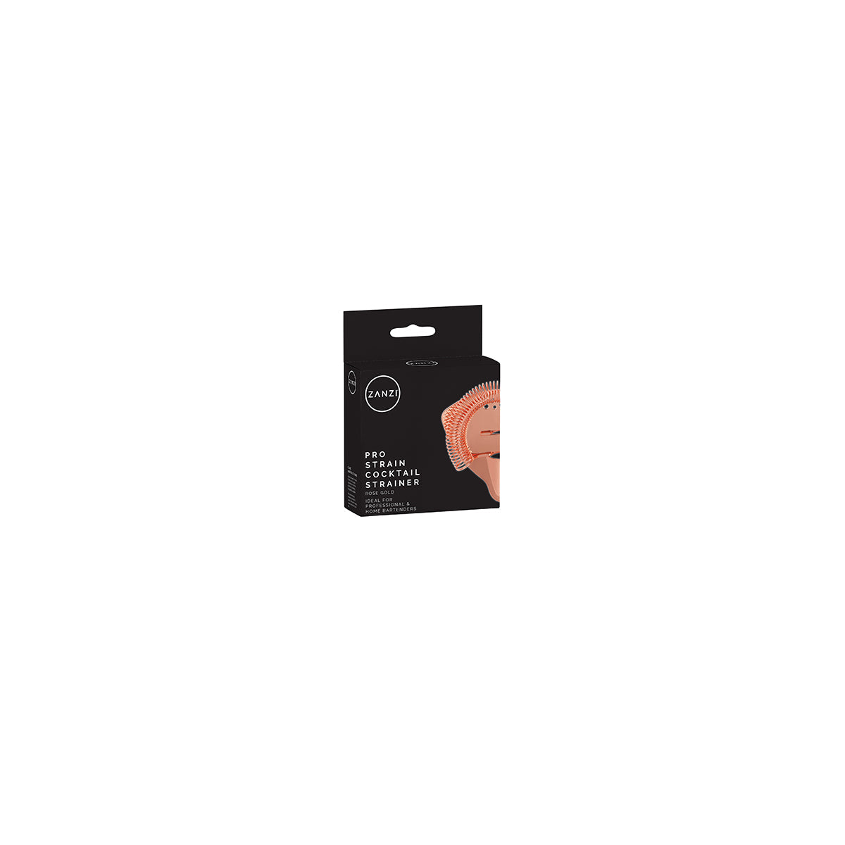 ZANZI PRO-STRAINCOCKTAIL STRAINER ROSE GOLD 110x106x34mm - Hospitality Connect