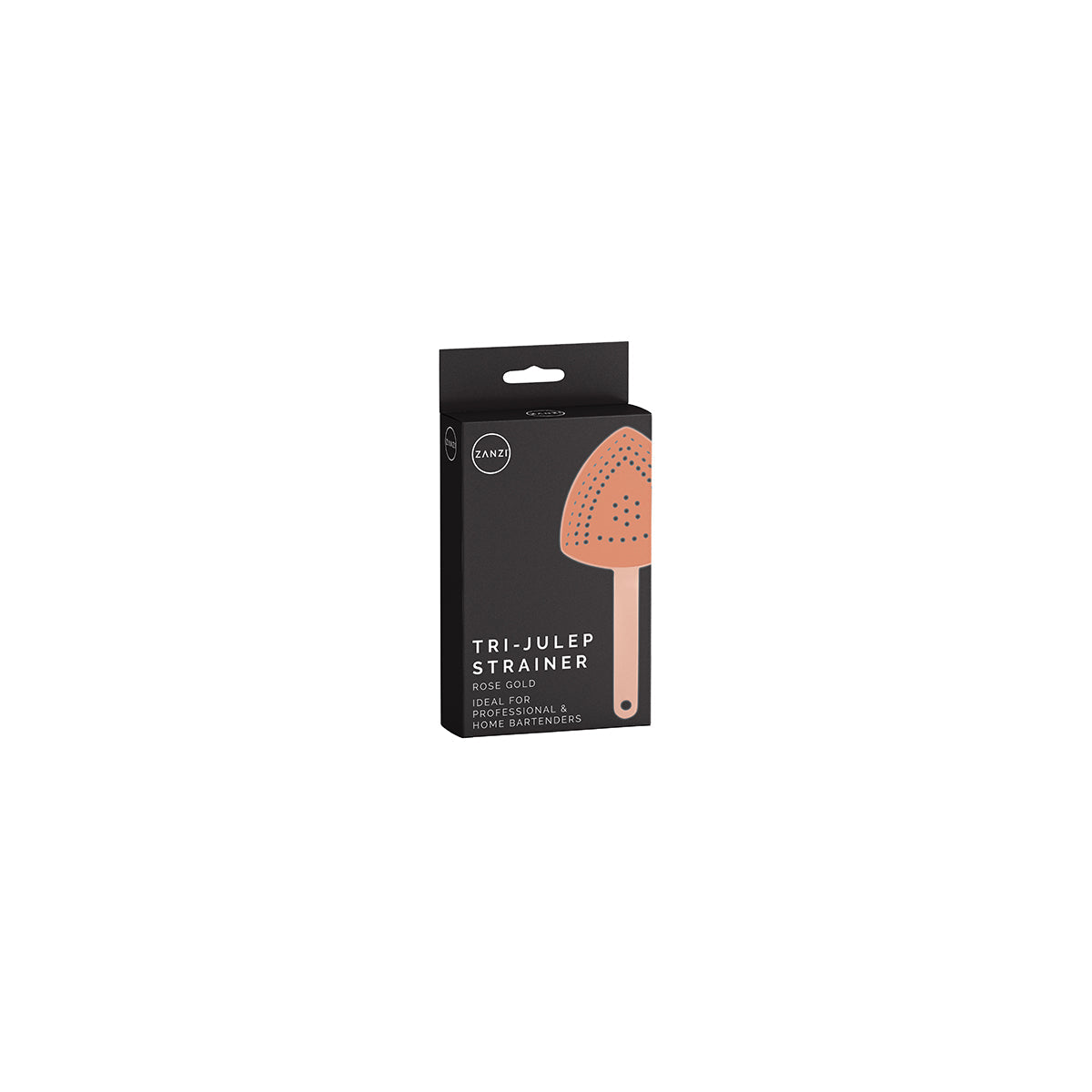 ZANZI TRI-JULEP STRAINER ROSE GOLD 163x97x16mm - Hospitality Connect