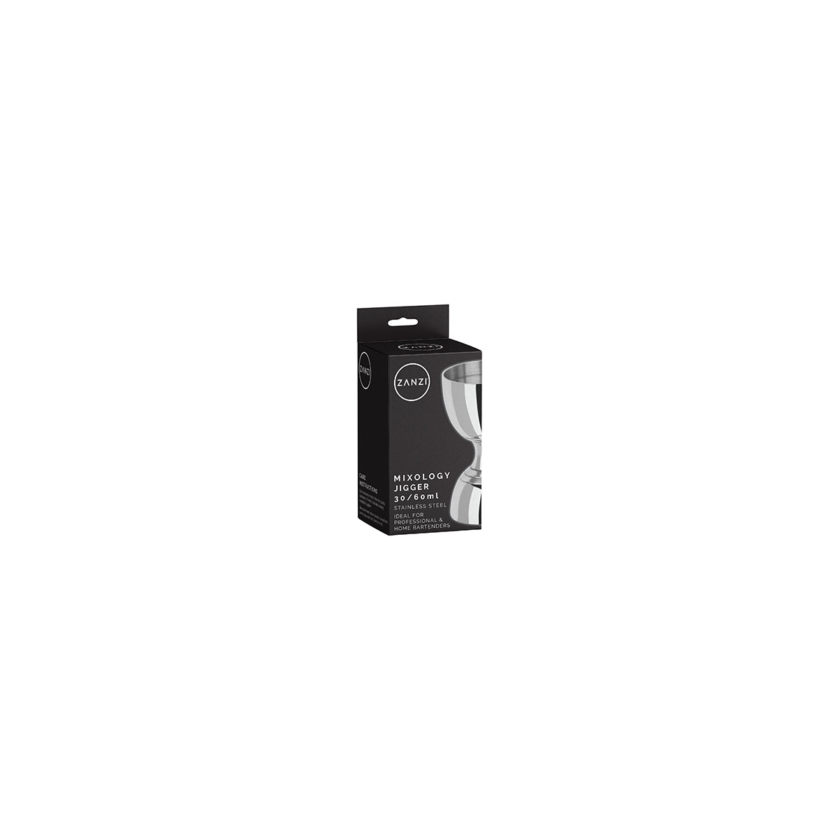 ZANZI MIXOLOGY JIGGER 30/60ml S/S 90x53x45mm - Hospitality Connect