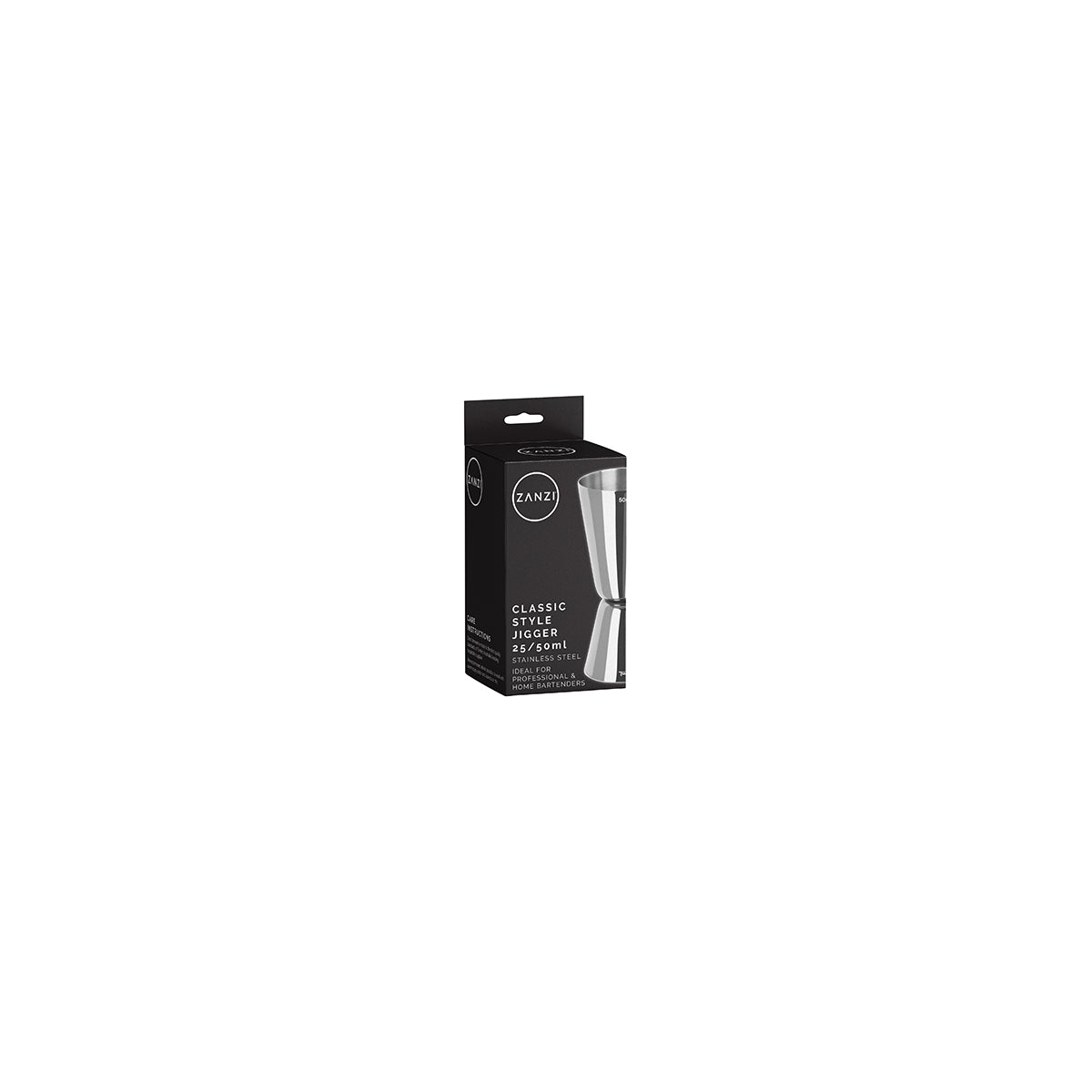 ZANZI CLASSIC STYLE JIGGER S/S 44X38X98mm 25/50ml - Hospitality Connect