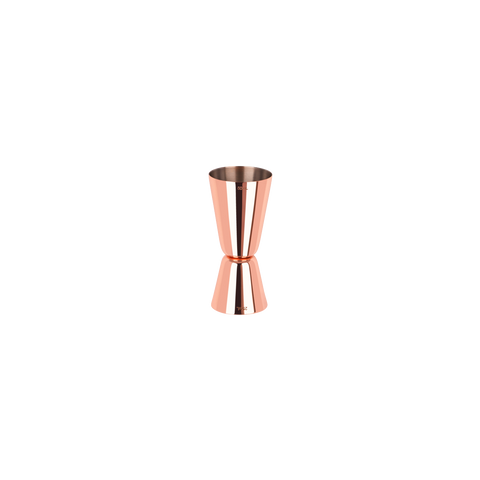 ZANZI CLASSIC STYLE JIGGER ROSE GOLD 44X38X98mm 25/50ml - Hospitality Connect