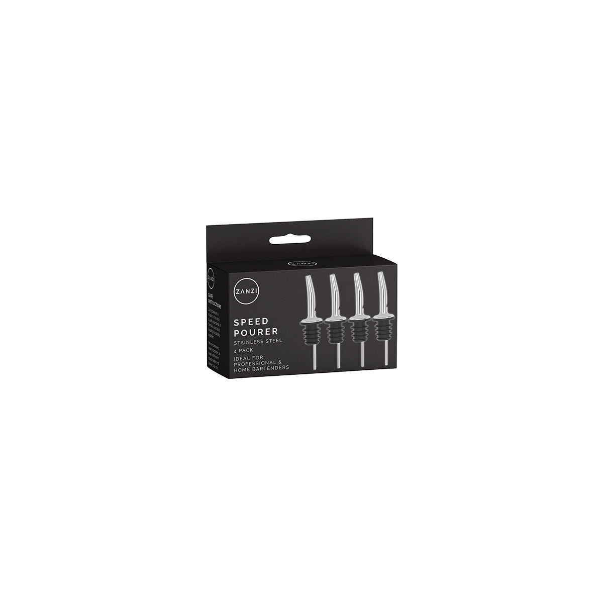 ZANZI SPEED POURER S/S 113x29mm (PACK OF 4) - Hospitality Connect