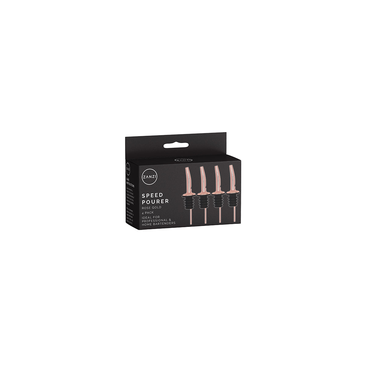ZANZI SPEED POURER ROSE GOLD 113x29mm (PACK OF 4) - Hospitality Connect