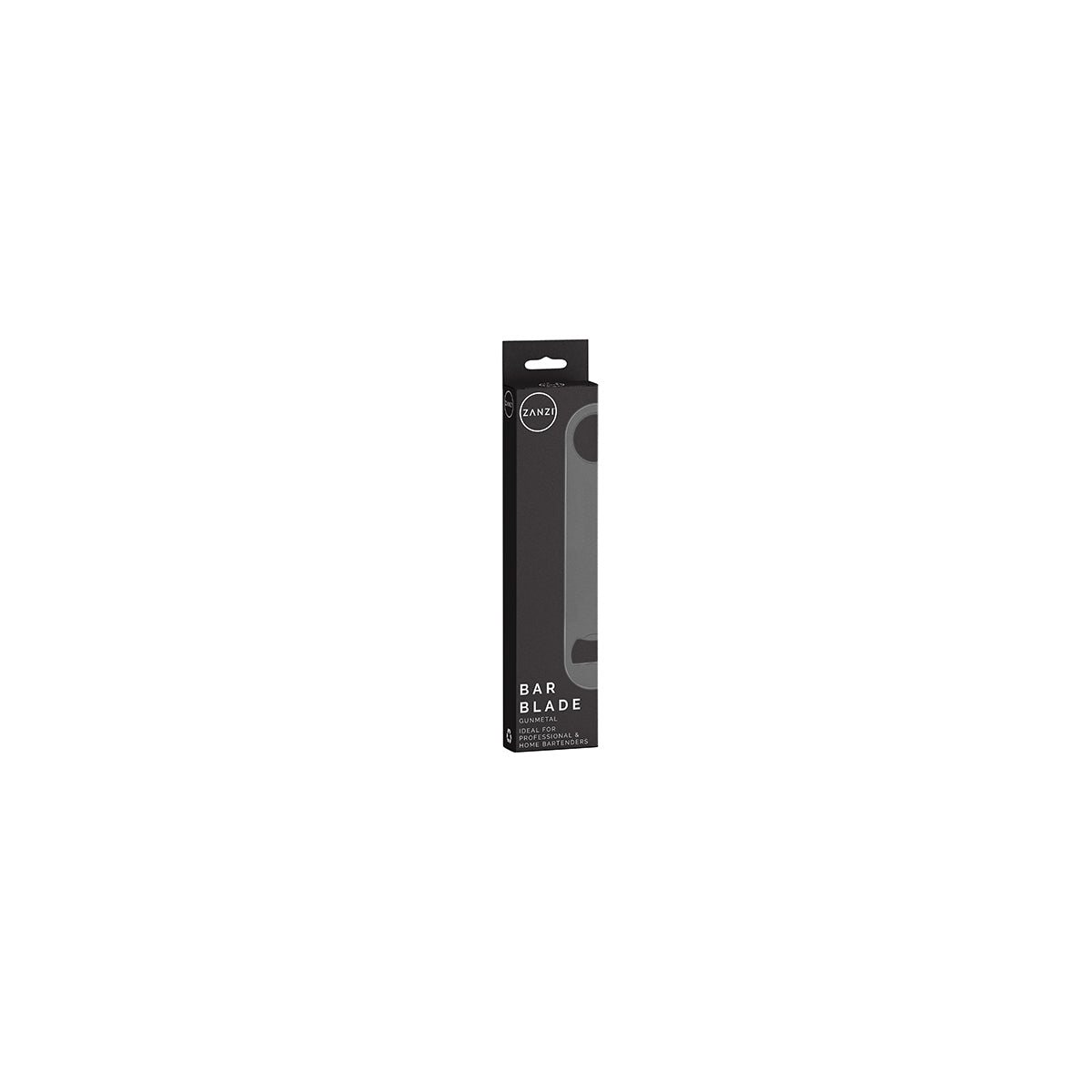 ZANZI BAR BLADE GUN METAL 180x40mm - Hospitality Connect