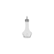ZANZI BITTERS BOTTLE GLASS w/GUN METAL TOP 19x37x120mm 50ml - Hospitality Connect