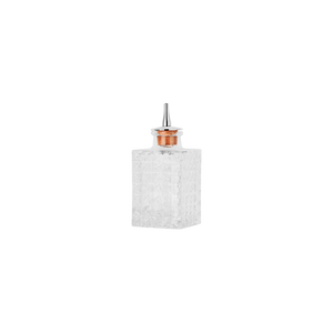ZANZI SQUARE BITTERS BOTTLE GLASS 51x120mm 90ml - Hospitality Connect